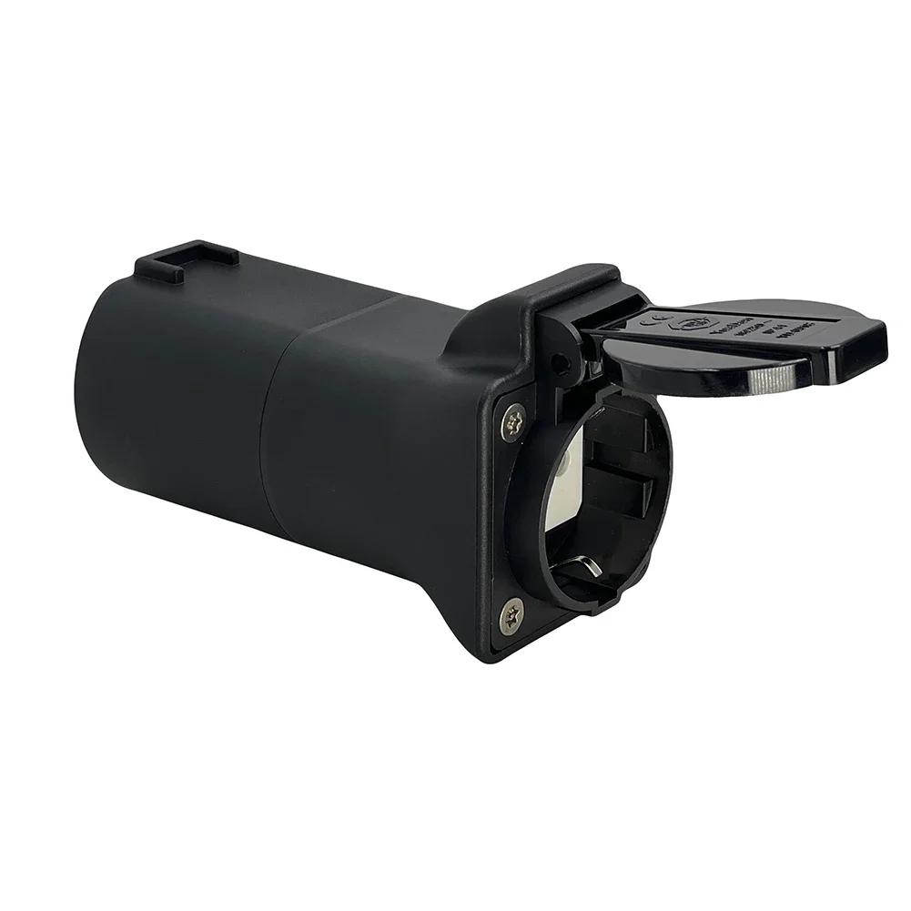 Универсальный адаптер зарядного устройства V2L для MG4 для MG5 для разрядки 16A 3.5kW Тип 2 Инструмент 16A Выходная мощность зарядное устройство Инвертировать пластиковую вилку