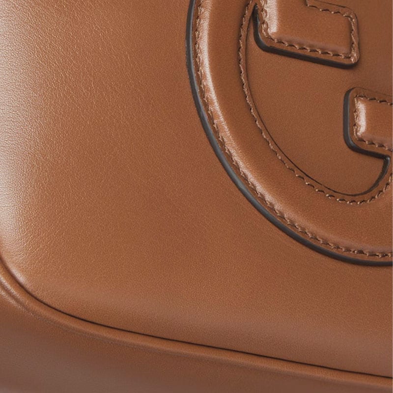 GUCCI Smooth Leather Crossbody Bag, Shoulder Bag Mini Women's Brown 820429-AAEDB-2718