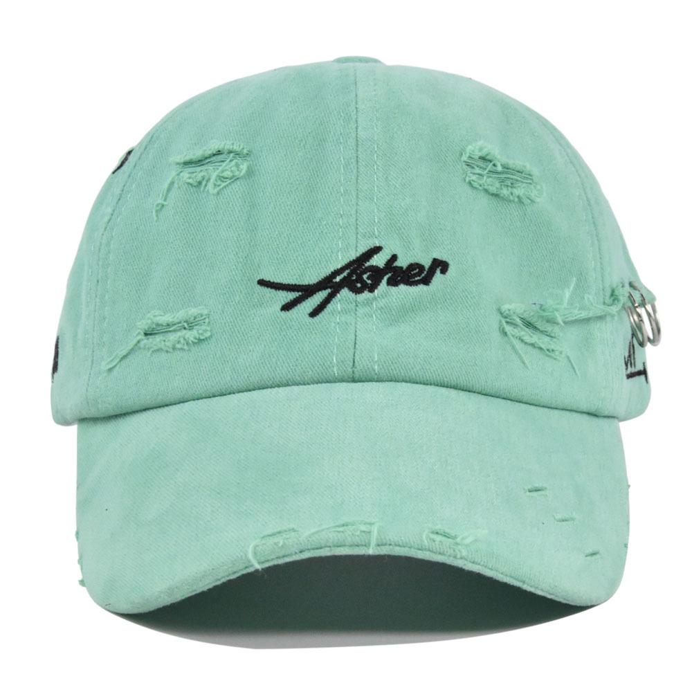 Бейсболки унисекс с вышитыми буквами, рваные, уличные, трендовые, солнцезащитные, регулируемые, в стиле хип-хоп, подходят для повседневной носки и для ги