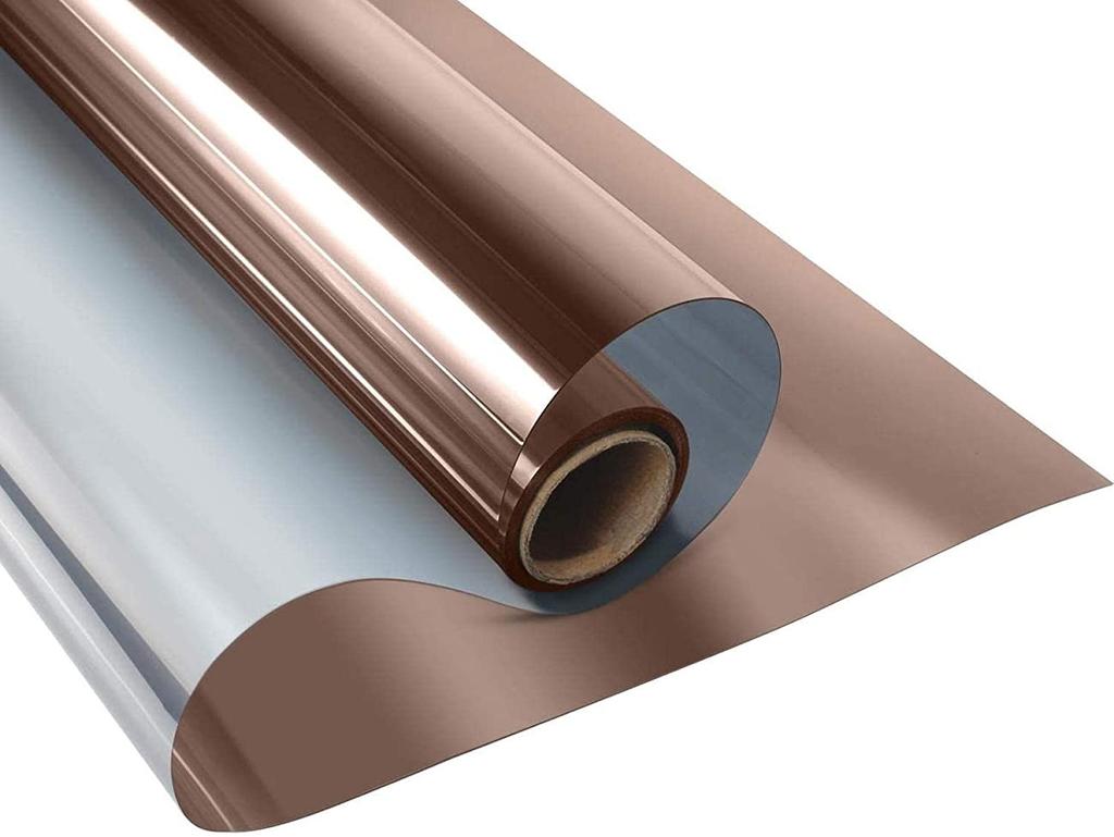 Однослойная пленка для зеркала на окна Солнцезащитная пленка с защитой от ультрафиолета Теплозащитная пленка на окна