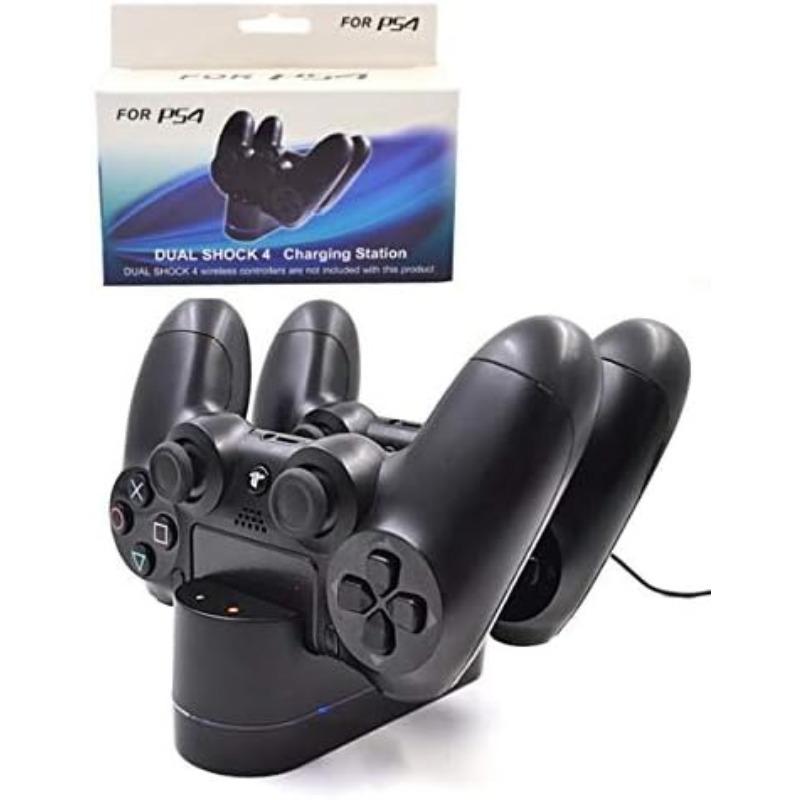 PS4 Controller Charger for Sony PS4 / PS4 Pro / PS4 Slim DualShock 4 Controller, Dual USB LED Indicator Light