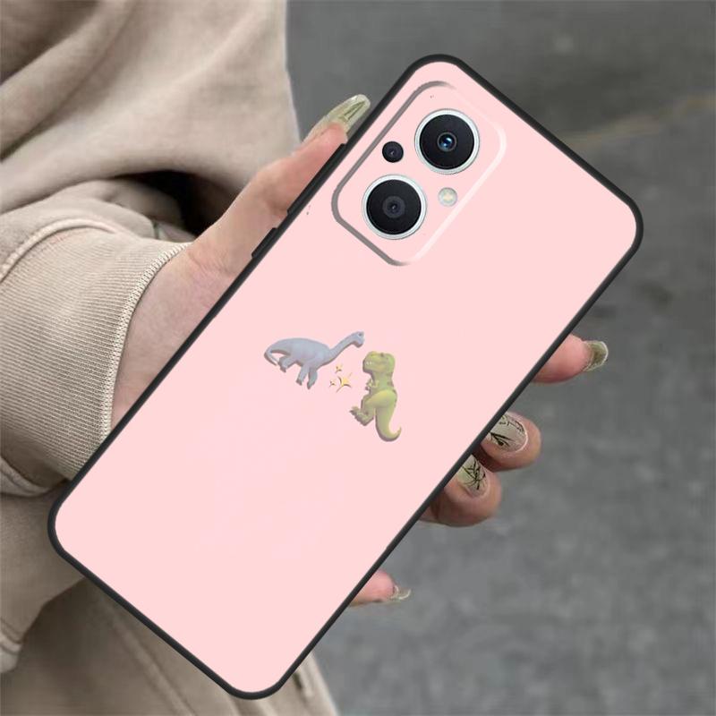 Чехол-коллаж с динозаврами для OPPO Reno 14F 13F 12F 11F 10 12 13 14 Pro 7 8 Lite OPPO Find X5 X6 X8 X9 Pro