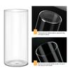 Clear Glass Cylinder Vase Multiple Size Glass Flower Vase Hydroponic Floral Container Candle Holder Table Centerpieces