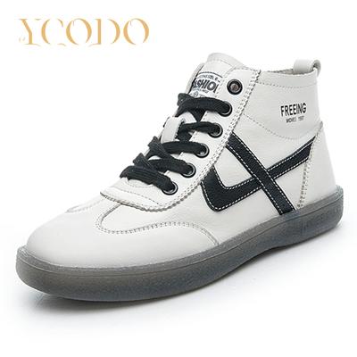 Женская весенне-осенняя удобная повседневная обувь из натуральной кожи на мягкой подошве, туфли на плоской подошве для девочек и студентов