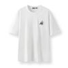 Мужская футболка Semir с коротким рукавом, влагоотводящая, с вышивкой панды, новый летний вязаный топ 2025 для повседневного и комфортного стиля