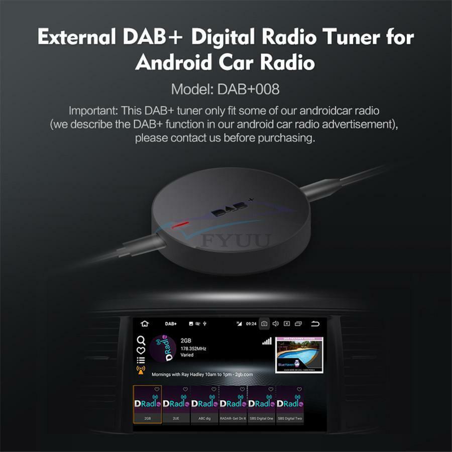Car DAB + Digital Audio Broadcast Receiver 174-240MHz For Android Navigation
