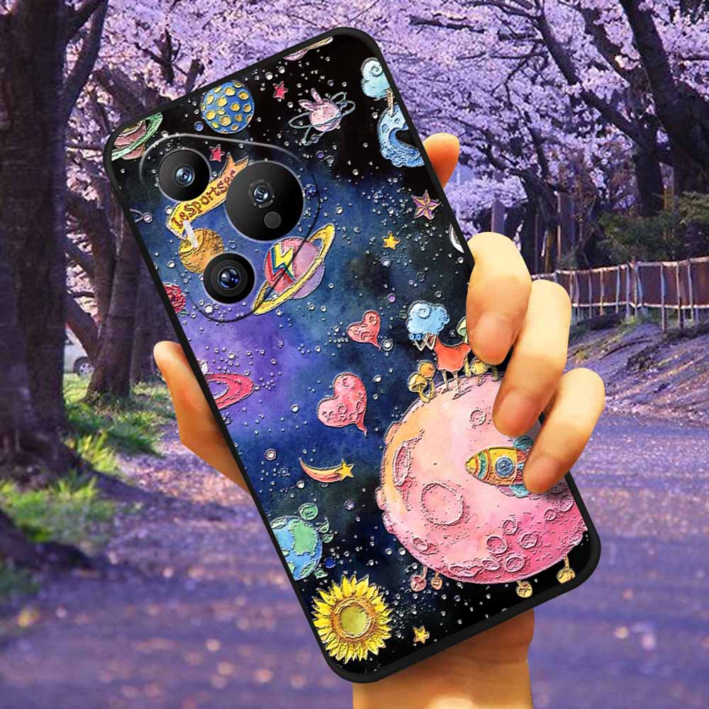 Чехол для Huawei Pura 70 с тиснением Сова 3D Рельефный Силиконовый Мягкий Задний Чехол для Huawei Pura 70Pro+ Чехол 70 pro 70 Ultra Оболочка С рисунком