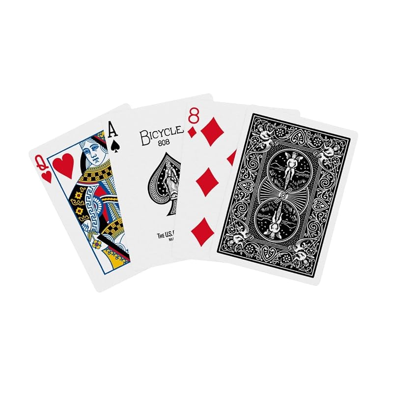 Игровой автомат Bicycle Matsui Игральные карты, 8,8 см (высота) x 6,3 см (ширина), Черный велосипед