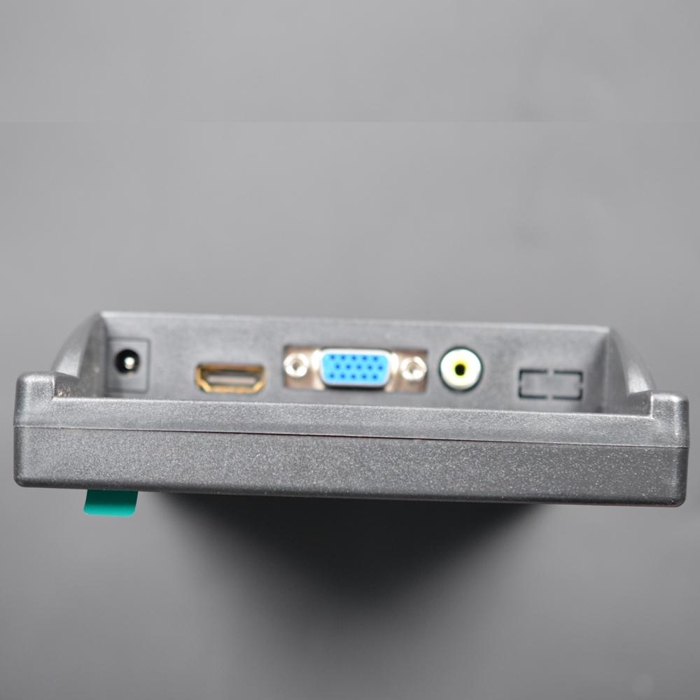 1024*600 7 Inch LCD HD PC Monitor Mini TV Computer Display 2 Channel Video Input Portable Security Monitor With Speaker HDMI VGA