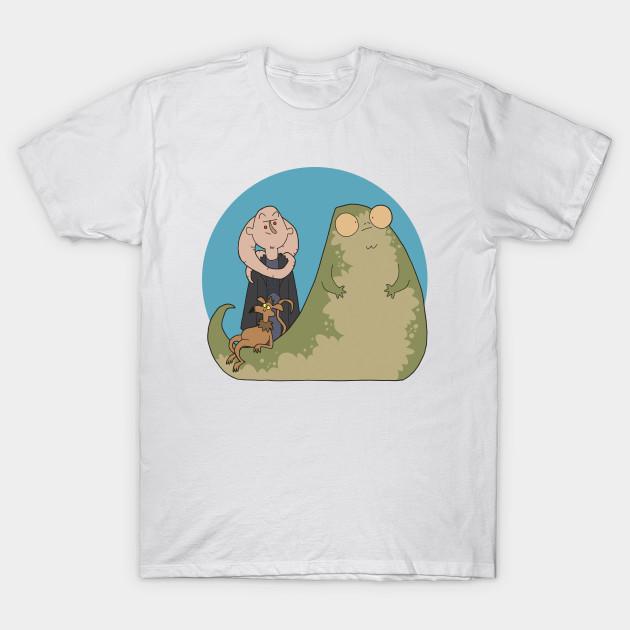 T Рубашка женщин Джабба и друзья Harajuku Печать Кавайи футболка Летний короткий рукав женский футболка Top Tee