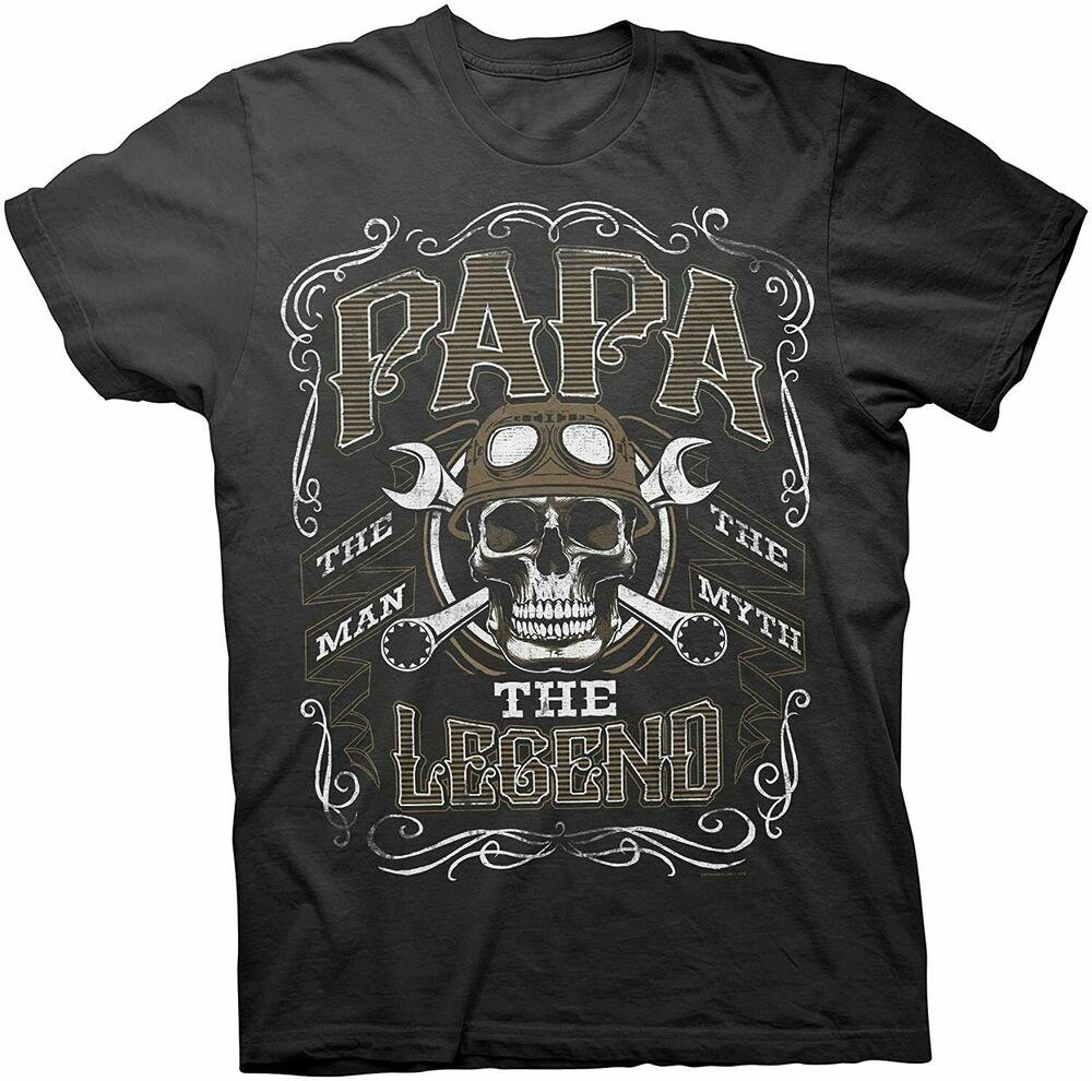 Горячие футболки унисекс Papa The Legend Fathers Day Us Us