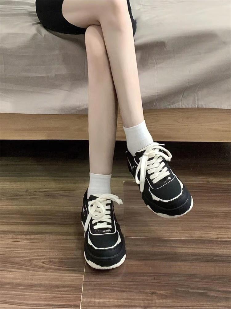 Black Board Shoes Children 2025 New Summer Student Versatile Dirt-resistant Internet Celebrity Versatile Non-slip Casual Panda Shoes