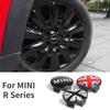 4X 54mm Car Wheel Center Hub Cap Cover Emblem Sticker For Mini Cooper S.Suitable for ABS hub center parts of BMW Group.