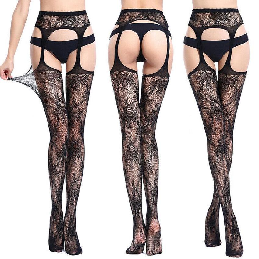 Сексуальные кружевные и сетчатые колготки с ажурным узором для особых случаев