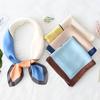 Women'S New Fashionable Atmosphere Simulation Silk Scarf Neck Protection Scarf Spring Summer Autumn Square Scarf