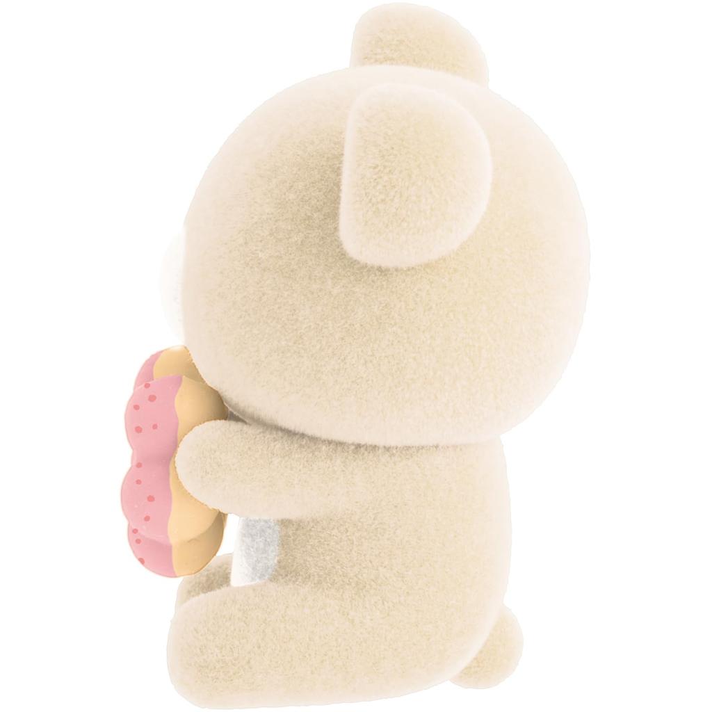 San-X Rilakkuma "Rilakkuma x Mister Donut" Маленький Rilakkuma Мама Шотландский Корилаккума (Пон де Строберри) AB34602 В35 х Ш30 х Г25мм