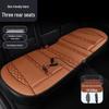 12V Heated Plush Car Seat Cushion - Winter Warmth for Front and Rear Seats