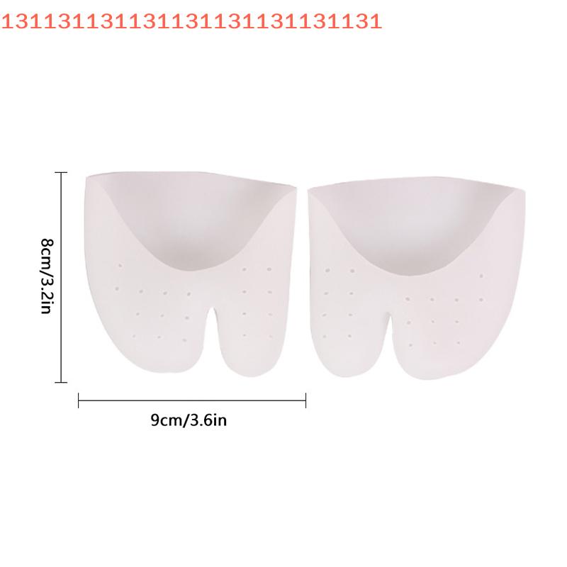 1Pair Soft Forefoot Pads Silicone Gel Pointe Toe Finger Cover Pain Protector High Heels Gel Pads For Feet Ballet Foot Care