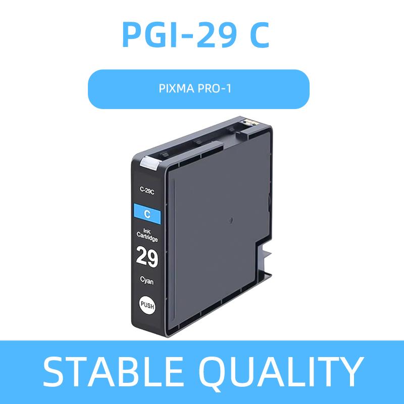 PGI-29 PGI29 Pgi29 Compatible Ink Cartridge With Pigment Ink For Canon PIXMA PRO-1 Pro1 Pro-1 Printer (12 Colors Available)