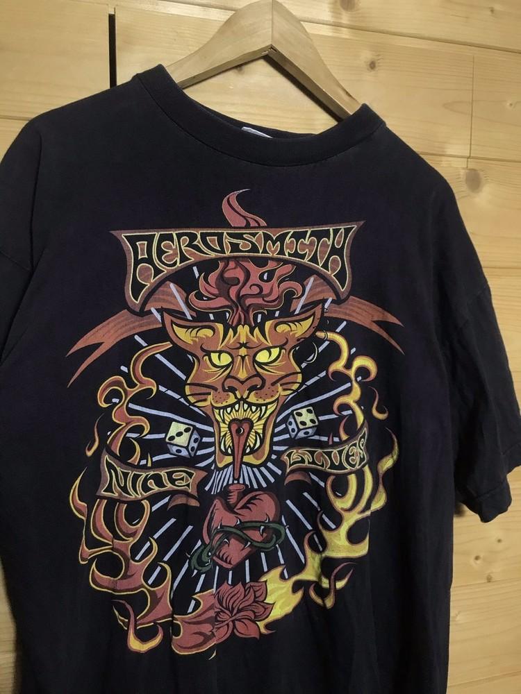 90’s Aerosmith Band Tour Black Short Sleeve Unisex Tshirt Reprint KH9575 Unisex T-Shirt