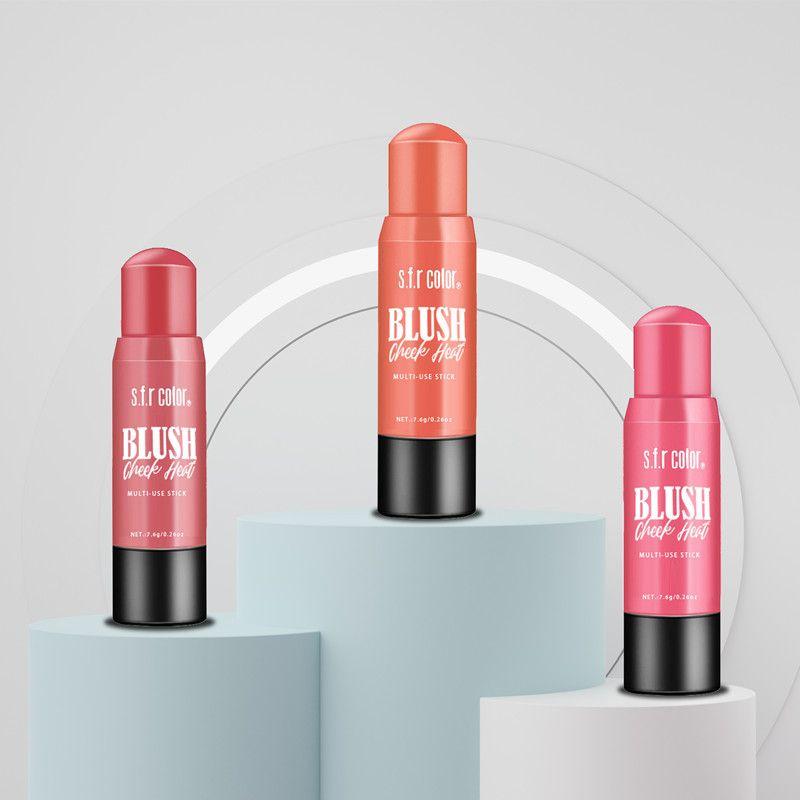 Vitality Girl Blush Stick Lip and Cheek Двойной румянец-стик Natural Nude Makeup Boosting Face Blush Cream