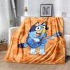 Bluey's Adventure Blanket Ultra-Soft Perfect for Sofa Bed Seaside All-Season Use Digital Print Unique Gift for Family and Friends Camping