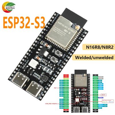 ESP32-S3 2,4 ГГц WiFi Bluetooth Модуль ESP32-S3-N16R8 N8R2 Плата разработки CORE Плата Тип-C ESP32 S3