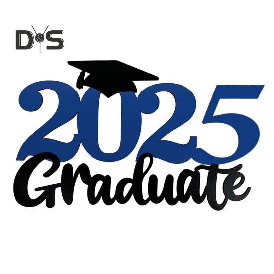 Деревянная табличка для входной двери «Выпускной 2025 года», приветственный знак для выпускного вечера, декор для фотобудки