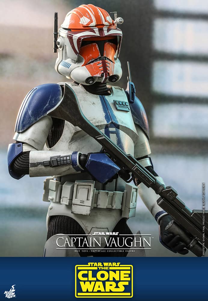 TV Masterpiece Star The Clone Wars Captain Vaughn Scale Figure White Wars 1/6