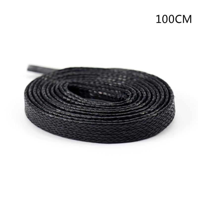 1Pair Shoelaces Flat Round Leather Shoes Shoe Strings 80Cm /100Cm/120Cm/150Cm