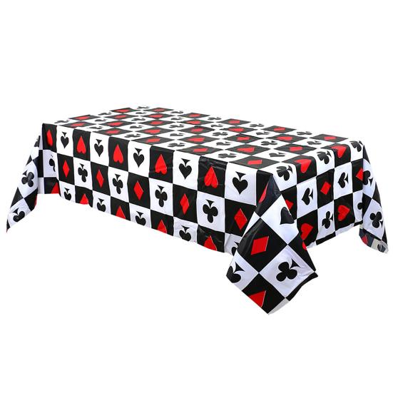 Скатерть с разнообразными узорами, протираемая, одноразовая, водонепроницаемая, против пятен, декоративная, пластиковая, для футбола, бейсбола, регби, с узором, прямоугольная скатерть