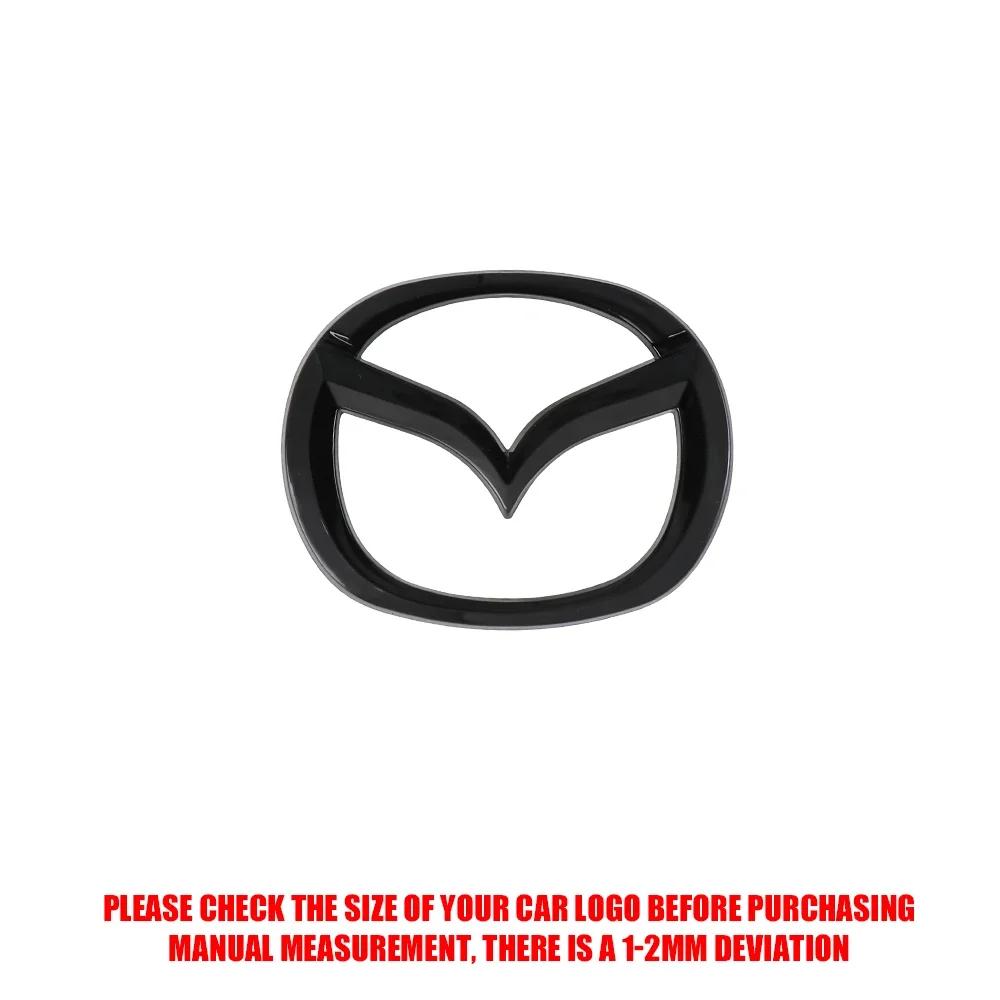 2025 Hot 1pcs Car Steering Wheel Decorative Emblem Stickers Auto Accessories For Mazda 3 Bk 6 Gh CX-5 CX30 MX-5 2 5 CX-3 GJ GL C
