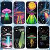 Чехол для телефона 'НЛО Инопланетная Штука' для Samsung Galaxy A73, A72, A71, A70, A53, A52, A51, Другие Мягкий Черный Корпус