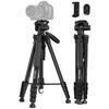 ZOCUS Tripod with Remote Total Height Leg Diameter 5 Quick Shoe Aluminum Smartphone Carrying Bag SLR Video Compatible with Smartphones Control, 188cm,