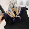 New Silk Scarf Neckerchief Women's Silk Square Scarf Purse Luxury Scarf for Women Designer Silk Headscarf  70*70cm