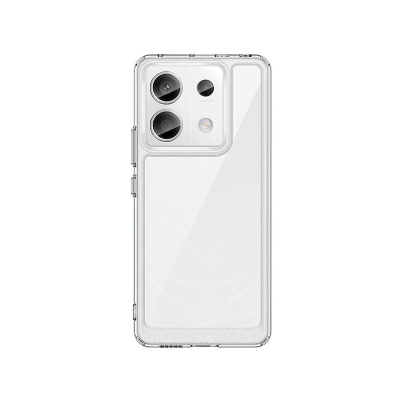 Transparent Phone Case For Xiaomi Poco X6 5G Case Bumper Anti-knock Silicone Color Back Cover Poco X6 5G Case For Poco X6 Pro 5G