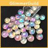 Colorful Electroplated White Rainbow Crystal Ball Perfect For Reiki Healing And Home Decor