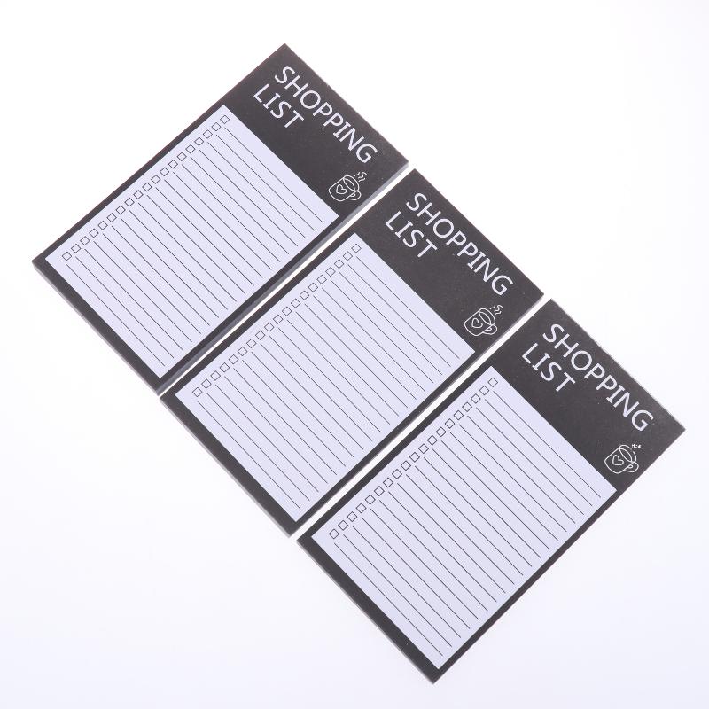 Магнитный блокнот для заметок Доска для сообщений на холодильник Портативный отрывной блокнот Планировщик заметок Список покупок Для дома офиса школы
