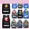 Детский школьный рюкзак Roblox с узором, звездным фоном и большой вместимостью