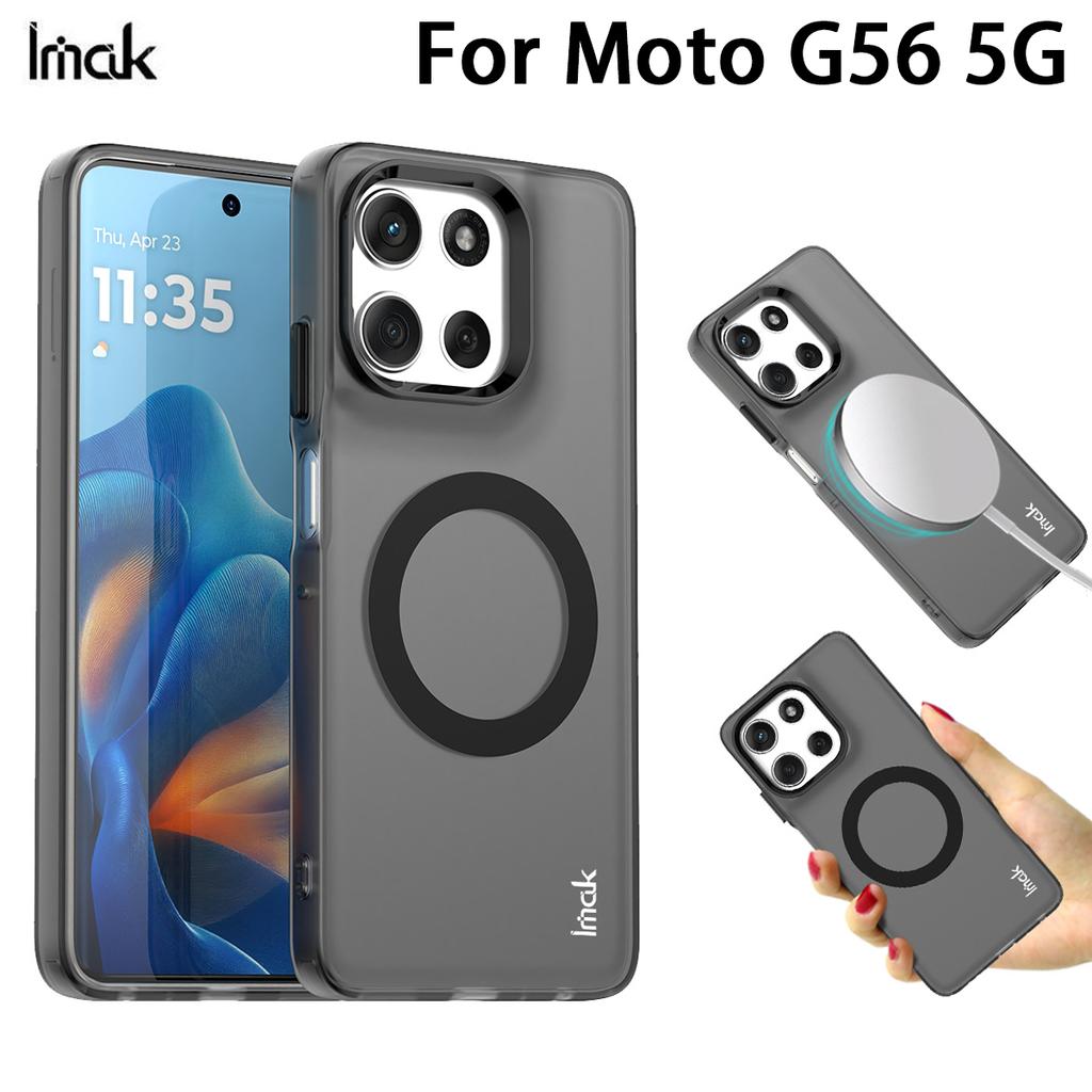 For Moto G56 5G Phone Case IMAK Chocolate Magnetic Case