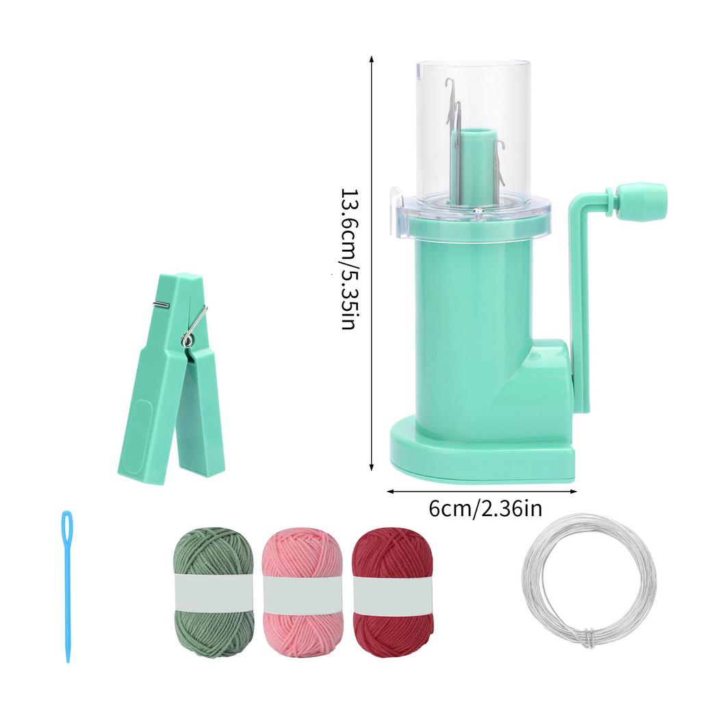 Hand Knitting Machine Needle Thread Tool Set Household Weavers Multicolor Yarn Knitting Tool for DIY Sewing Crocheting