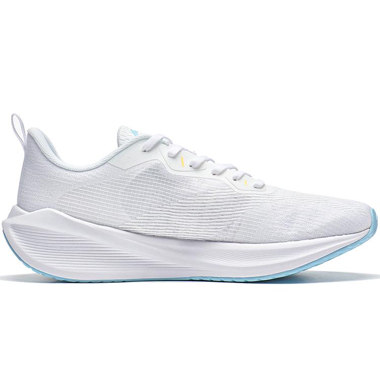 Li Ning Wuyue Амортизирующие Скользкие Устойчивые к истиранию Дышащие Низкие Повседневные Беговые Кроссовки Мужские Белые ARST003-1