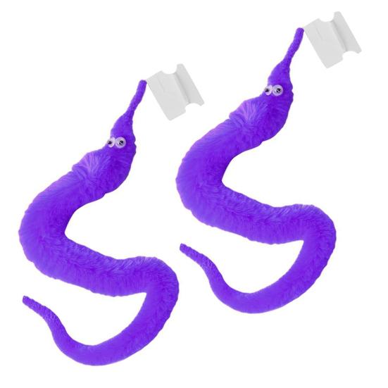 2Pcs Funny Twisty Worm Twist Wiggle Moving Sea Horse Kids Trick Toy Magic Prop