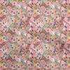 Cotton Flex Light Pink Fabric Florals Dress Material Fabric Print Fabric By The Yard 40 Inch