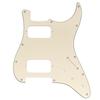 Musiclily Pro 11 Hole ST Strato Pickguard HH with Round Corner 2 Humbucker 2 Pot Holes and Mini Switch Hole for Fender Squier Strat Stratocaster