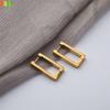 Geometric Earrings Rectangular Gold Color Earrings Women's Earrings Titanium Steel Earrings 2020 New Trendy Earrings