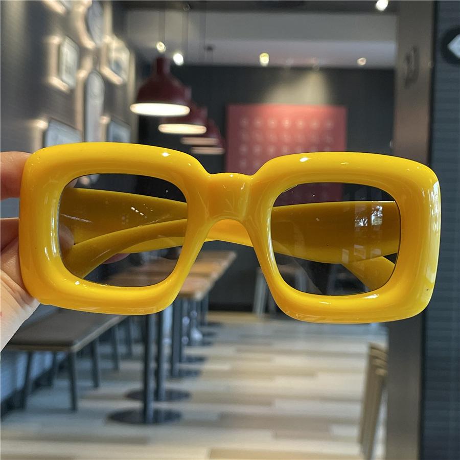 Забавные универсальные детские солнцезащитные очки, детские солнцезащитные очки карамельного цвета, родительско-детские очки с большой оправой, защищающие от ультрафиолета