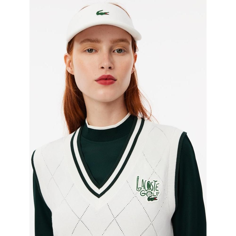 Lacoste Женский жилет для гольфа с узором «ромбы» Af2763 54n 0lp q2nAf2763 54n0lp