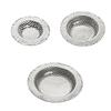 Steel Bathroom Anti Clog Sewer Hair Clean Up Drain Filter Waste Catcher Sink Strainer Mesh Trap