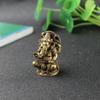 Brass Ganesha Statue Mini Elephant Hindu God Figurines Elephant God Figure Sculpture  Cabinet